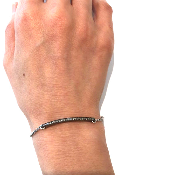 Diamond Bar Bracelet