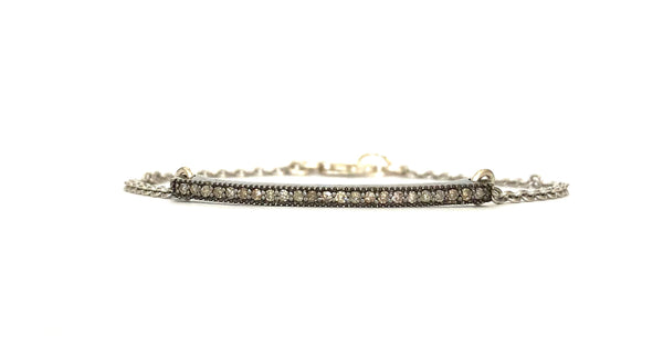 Diamond Bar Bracelet