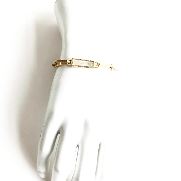 Gold Quartz Bracelet