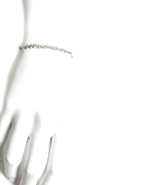 Sterling Silver Crystal Bracelet