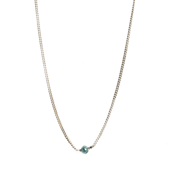 Blue Diamond White Gold