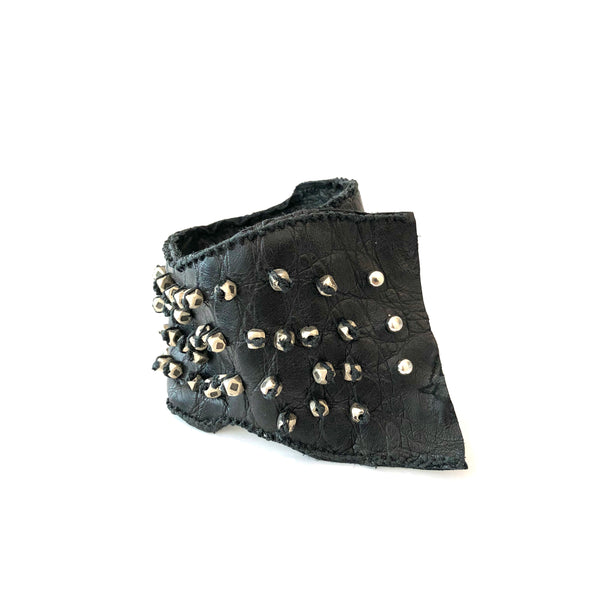 Leather Silver Bracelet